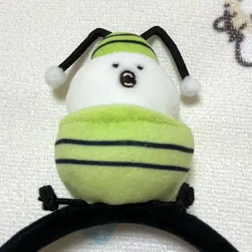 치이카와 파크 봉제 인형 머리띠 (벌레/옐로우 그린)