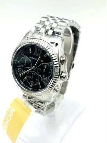 MICHAEL KORS 크로노그래프 손목시계 실버/블랙 작동
