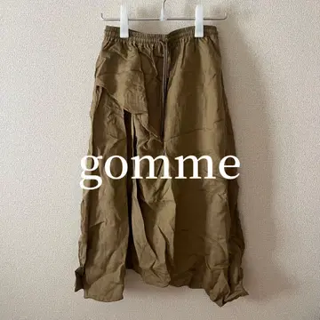 gomme 사루엘 팬츠 베이지 M