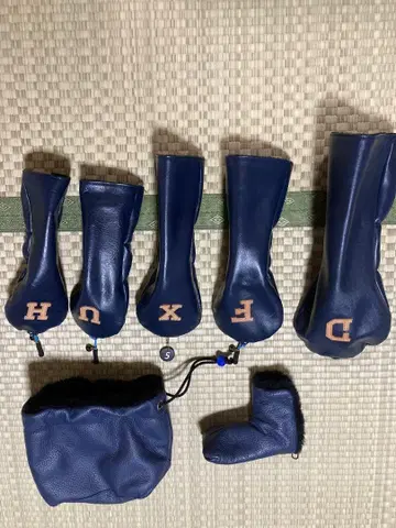 천연 가죽 골프헤드커버 7점