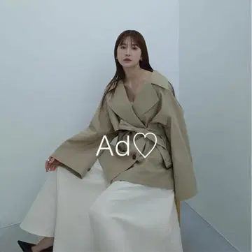 미사용 새상품 CLANE OVER SHORT TRENCH COAT 1