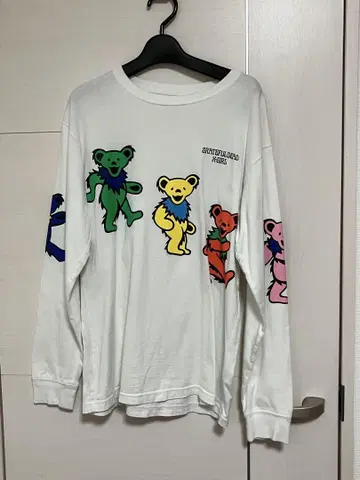 X-girl x GRATEFUL DEAD BEAR 티셔츠 롱티