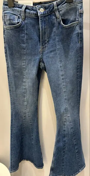 [ H&M ] 하이웨스트 플레어 데님 팬츠 36