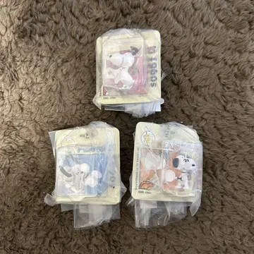 [미개봉 새상품] PEANUTS 패키지 미니어처 컬렉션 3세트