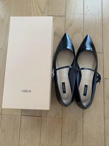 OHGA 메리 제인 펌프스 블랙 새상품