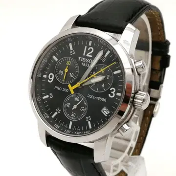 작동 TISSOT 손목시계 T461 PRC 200 크로노그래프 남성용