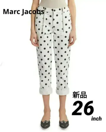 [ 새상품 ] Marc Jacobs / 도트 무늬 크롭 데님