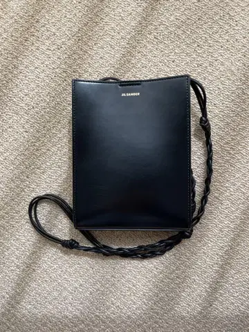 JIL SANDER 탱글 블랙 숄더백