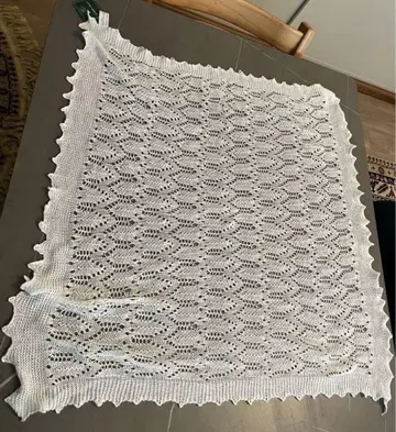 로라 애슐리 자수 레이스 뜨개 80cm
