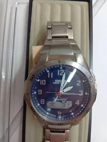 CASIO 아날로그 시계 스테인리스 스틸