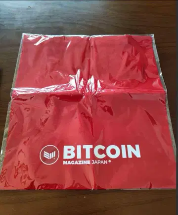 BITCOIN MAGAZINE JAPAN 탄생 기념 토트백 빨간색