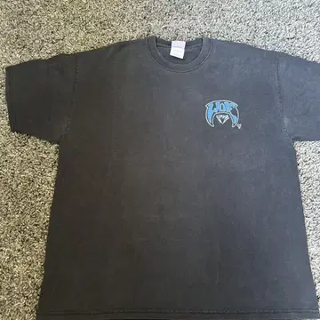 Champion XL 블랙 티셔츠 그래픽 프린트