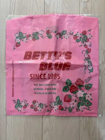 [미개봉] BETTY'S BLUE 쇼핑백 패턴 에코백