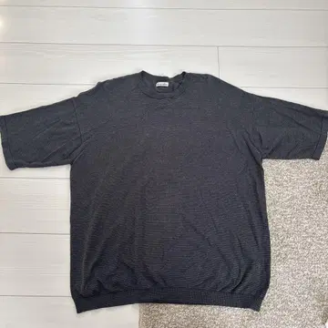 steven alan 코튼/헴프 보더 크루넥 니트
