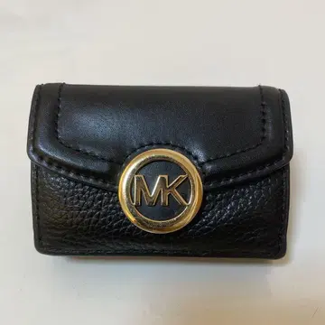 새상품급 MICHEAL KORS 마이클코어스 3단 폴더형 지갑 블랙
