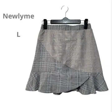 Newlyme 새상품급 티어드 미니 스커트 플레어 프릴 이너 팬츠 포함
