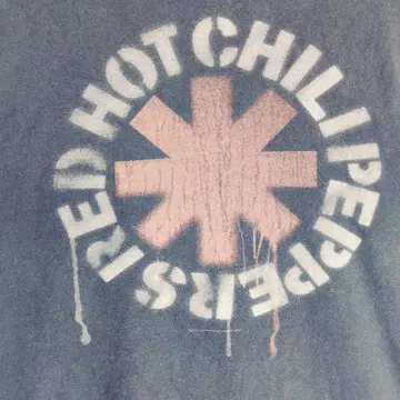 T셔츠 블랙 밴드 티 M 사이즈 레드 핫 칠리 페퍼스 레어