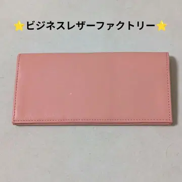 [인기] 비즈니스 레더 팩토리 장지갑 사쿠라 핑크 미사용 새상품