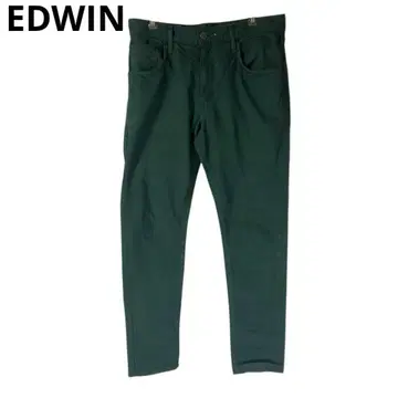 EDWIN 런던 슬림 스트레치 데님 팬츠 그린