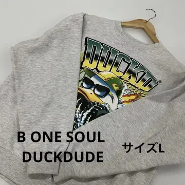 B ONE SOUL DUCKDUDE 맨투맨 트레이닝복 L #1723