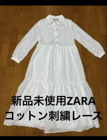 새상품 ZARA 자수 레이스 원피스 xs
