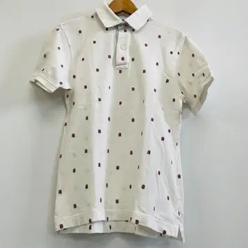 [ TOMMY HILFIGER ] 반팔 피케 셔츠 화이트 색상 S 사이즈