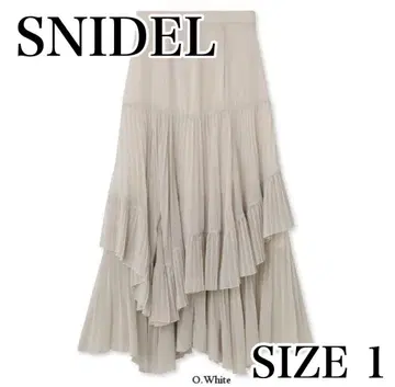 [ 극미품 ] 완판템 SNIDEL 스나이델 쉬폰 캉캉 스커트