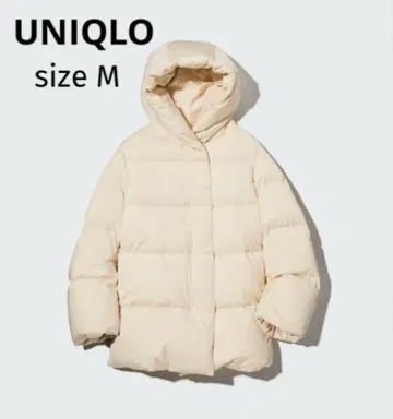 UNIQLO 유니클로 파우더필 다운 숏코트 M