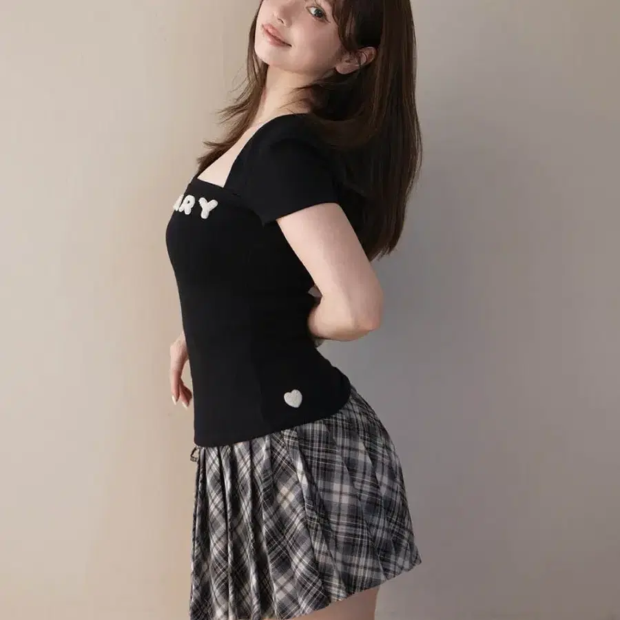 andmary Mary logo tops ④ Andmary mary logo tops black #양산형,#지뢰계,#스나계 on
