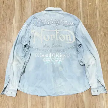 인기 Norton 노턴 데님 셔츠 R-7865