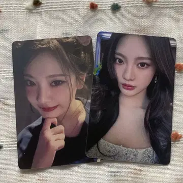 aespa 닝닝 구매 혜택 6000엔 팬미 팬미 트레이딩 카드 2장
