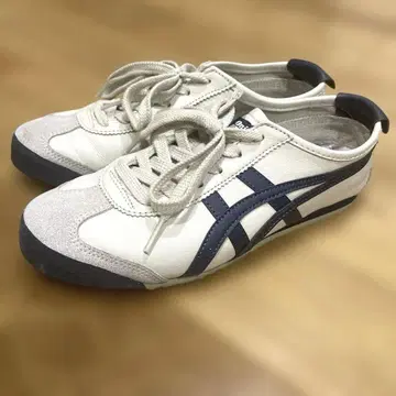 새상품급 오니츠카타이거 멕시코66 그레이/네이비 23.5cm