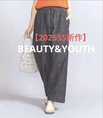BEAUTY&YOUTH 코튼 나일론 레이스 팬츠 뷰티&유스