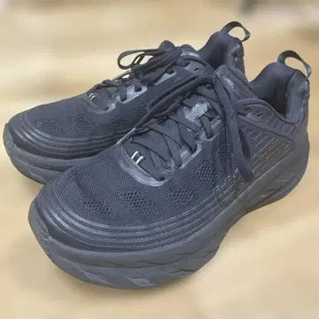 28cm 호카오네오네 본다이 6 블랙 남성용 스니커즈 통굽
