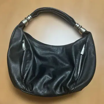 vintage archive leather shoulder bag