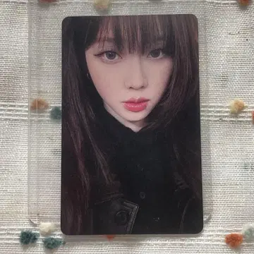 윈터 aespa 6000엔 구매 혜택 팬미 팬 트레이딩 카드