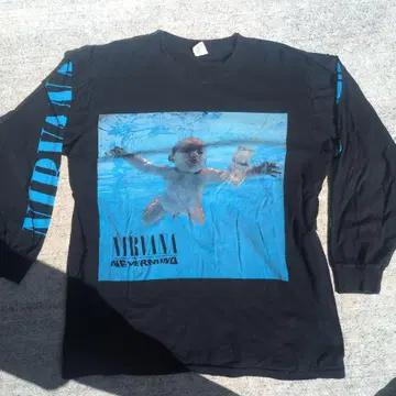 NIRVANA 네버랜드 긴팔 T셔츠 90년대