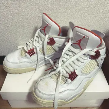 Air Jordan 4 화이트/오렌지