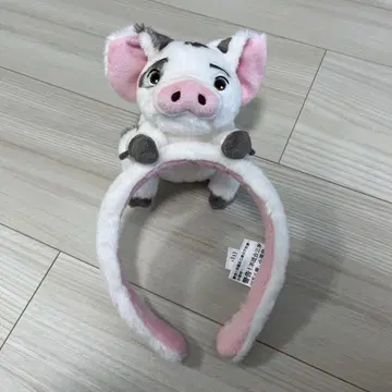 홍콩 디즈니 머리띠 모아나 푸아 돼지
