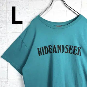 [레어] HIDE & SEEK 하이드앤시크 백 프린트 티셔츠