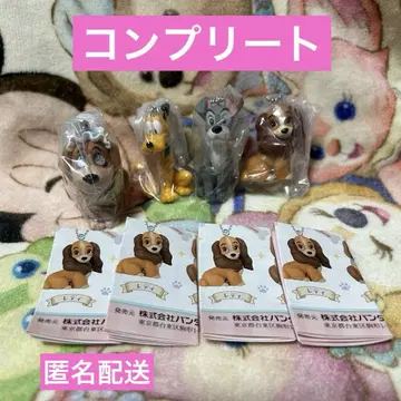 디즈니 캐릭터 DOG 스윙 마스코트 가챠 캡슐 토이