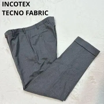 새상품급 인코텍스 슬랙스 그레이 슬림핏 TECNOFABRIC