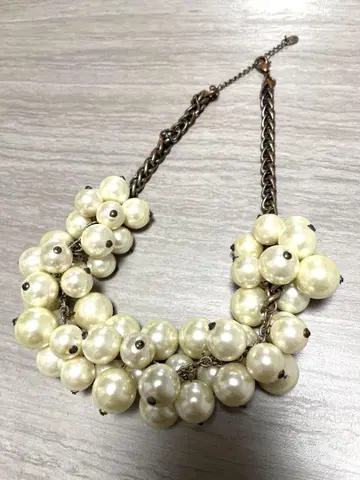 ZARA 볼륨 펄 목걸이