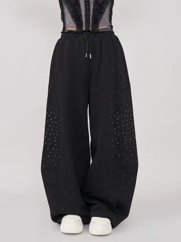 다리치 Darich 샤이니 배럴 스웨트 팬츠 블랙 프리