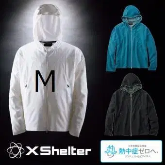 M 화이트 워크맨 엑스쉘터 혹서 후디