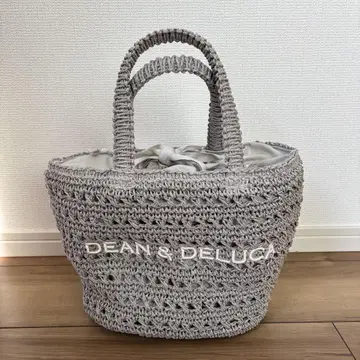 DEAN & DELUCA 크로셰 바스켓 백 S (보냉 백 포함)