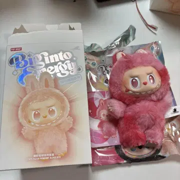 정품 POP MART Big Into Energy 봉제인형