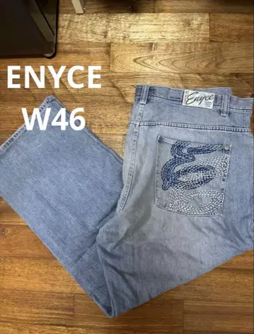 Enyce 데님 팬츠 W46 초와이드 규격 외 bboy