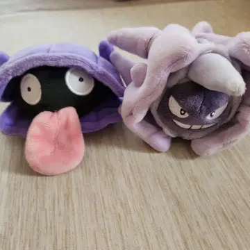 파르셀과 쉘더 봉제 인형 2개 세트