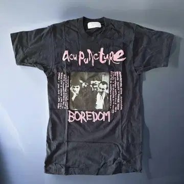 90's 어큐펑처 x Buzzcocks 티셔츠